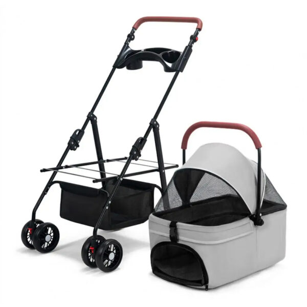 Pet Stroller And Travel Carrier for Small/Medium Dogs - Image 4
