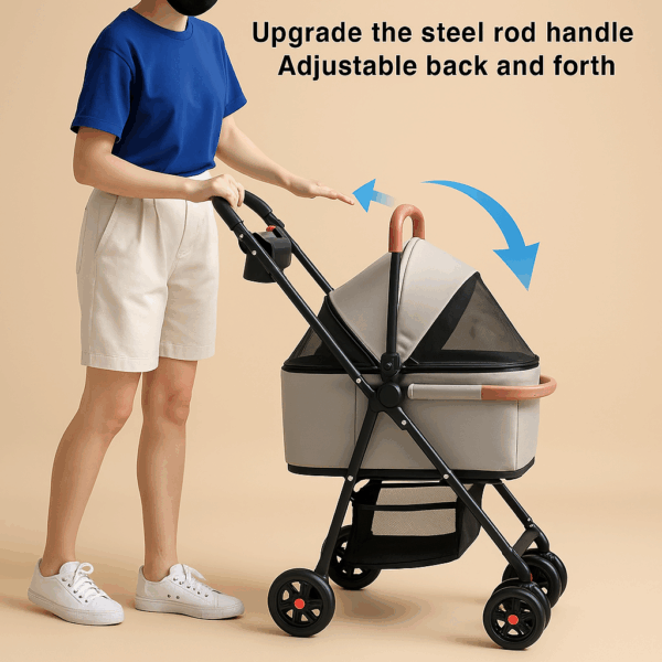pet stroller and travel carrier for dog